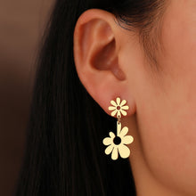 Load image into Gallery viewer, Stainless Steel Earrings Sweet Cute Cartoon Flowers Girls Pendants Charms Fashion Earrings For Women Jewelry Everyday Wear Gifts