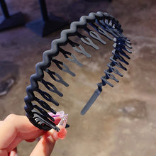 Load image into Gallery viewer, Fashion Double Layer Band Twist Hair Clips Black Braider Head Hoop Hairpin Headband Beauty Tool Hair Accessories 2022 New