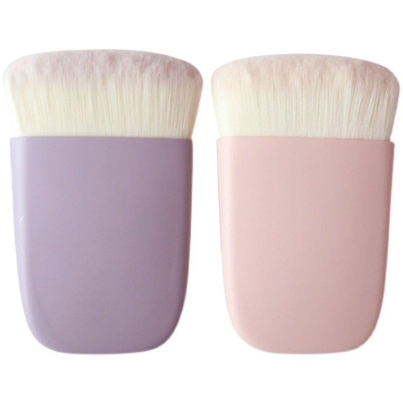Multifunctional Flat Makeup Brush 3 In 1 Blush Blusher Powder Highlighter Brush Contouring Brushes Cosmetic Brushes