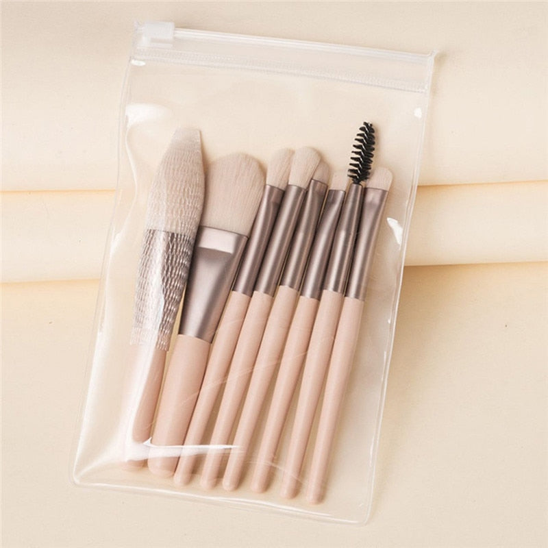 8pcs Cosmetic brush Professional Makeup Brush Set Beauty Powder Super Soft Brush Foundation Concealer Cosmetic Brush