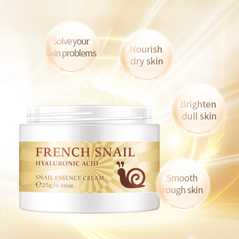 Snail Wrinkle Removal Face Cream Lift Firming Fade Fine Lines Anti-aging Hyaluronic Acid Moisturizing Whitening Beauty Cosmetics