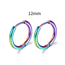Load image into Gallery viewer, 2022 New Simple Stainless Steel Small Hoop Earrings for Women Men Cartilage Ear Piercing Jewelry Pendientes Hombre Mujer
