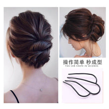 Load image into Gallery viewer, Hair Clips for Women Fashion U-shaped Hair Clip Solid Hairpin Hair Sticks Female Elegant Headwear Girl Hair Accessoires