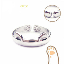 Load image into Gallery viewer, Cute Cat ear Ring Adjustable design fashion ring Jewelry Female young girls children&#39;s Gifts adjustable ring jewelry wholesale
