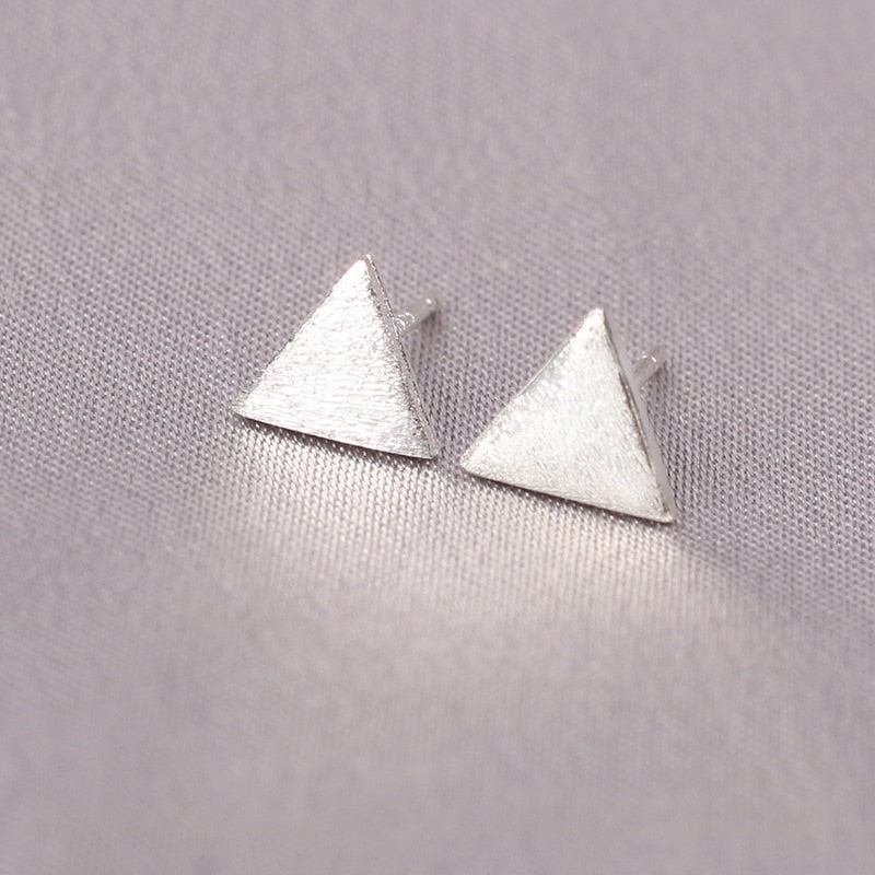 925 Sterling Silver Simple Irregular Wave Stud Earrings For Women Girl Party Minimalist Geometry Fine Jewelry Accessories