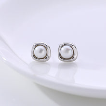 Load image into Gallery viewer, Fashion Earrings S925 Sterling Silver Jewelry Gold Plated Baroque Pearl Stud Earrings For Women 2022