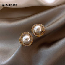 Load image into Gallery viewer, Pearl Earrings 2022 for Women Irregular Women Jewelry Earing Fashion Korean Delicate Pearl Woman New Earrings