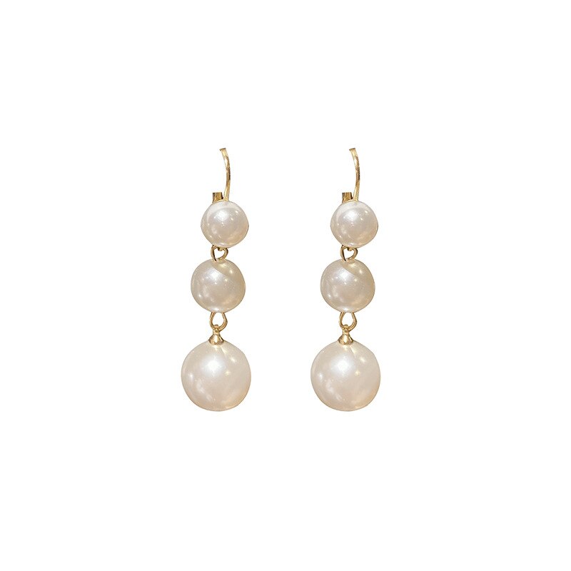 2022 New Pearl Tassel Earrings Women&#39;s Light Luxury Sweet Super Fairy Temperament All-match Long Fashion Jewelry Gift Trend