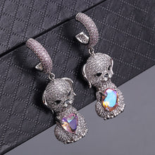 Load image into Gallery viewer, New S925 Silver Needle Cute Rabbit Ear Studs Micro encrusted Zircon Fashion Earring For Woman Animal Jewelry TZ021