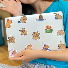 Load image into Gallery viewer, 10/50PCS Plump Capybara Cartoon Cute Brown Animals Stickers Scrapbook Laptop Phone Luggage Diary Car Motorcycle Sticker Kid Toy