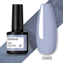 Load image into Gallery viewer, Gelfavor 8ml Glitter Gel Nail Polish Colorful Hybrid Varnish Manicure Art Semi Permanent Need Lamp Nail Gel Base Top Coat