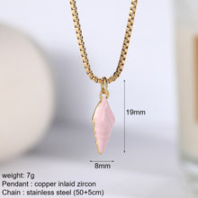 Load image into Gallery viewer, Cute Shell Sunflower Heart Starfish Necklace for Women Gold Color Long Stainless Steel Box Chain Collars Fashion Pendant