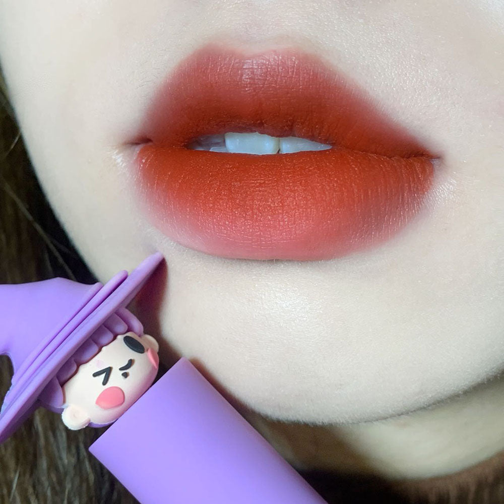 Cute Girl Velvet Matte Lipstick Lip Gloss Liquid Lip Tint Cream Pigment Long Lasting Silky Texture for Lips Women’s Cosmetics