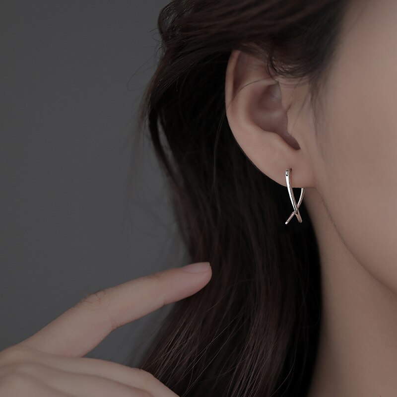 1pc S925 SilverSnake Ear Cuff Non-Piercing Ear Clip Earrings for Women Men Fake Cartilage Earring Cuff Trend Jewelry Drop Ship