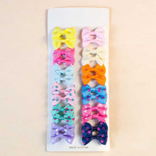Load image into Gallery viewer, 24PCS/set New Fashion Children&#39;S Bow Hair Clip Women Baby Pet Doge Cat Cute Popular Hair Accessories Headdress headband 1070