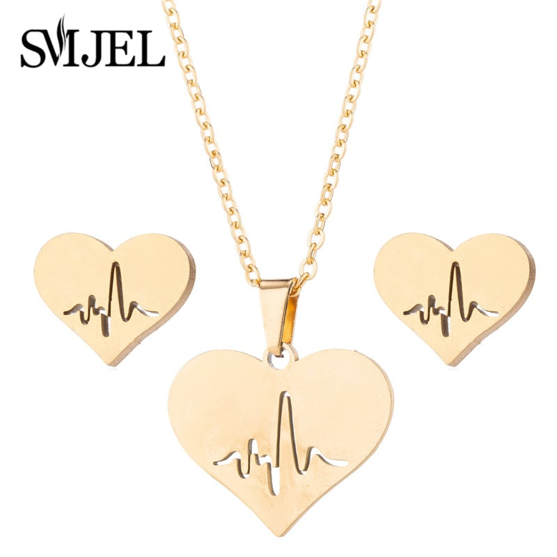 SMJEL Stainless Steel Necklaces for Kids Jewelry Mini Animal Rabbit Necklace collier femme 2022 Wholesale