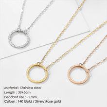 Load image into Gallery viewer, GD initial pendant custom name letter stainless steel necklace women statement nameplate layered choker necklace