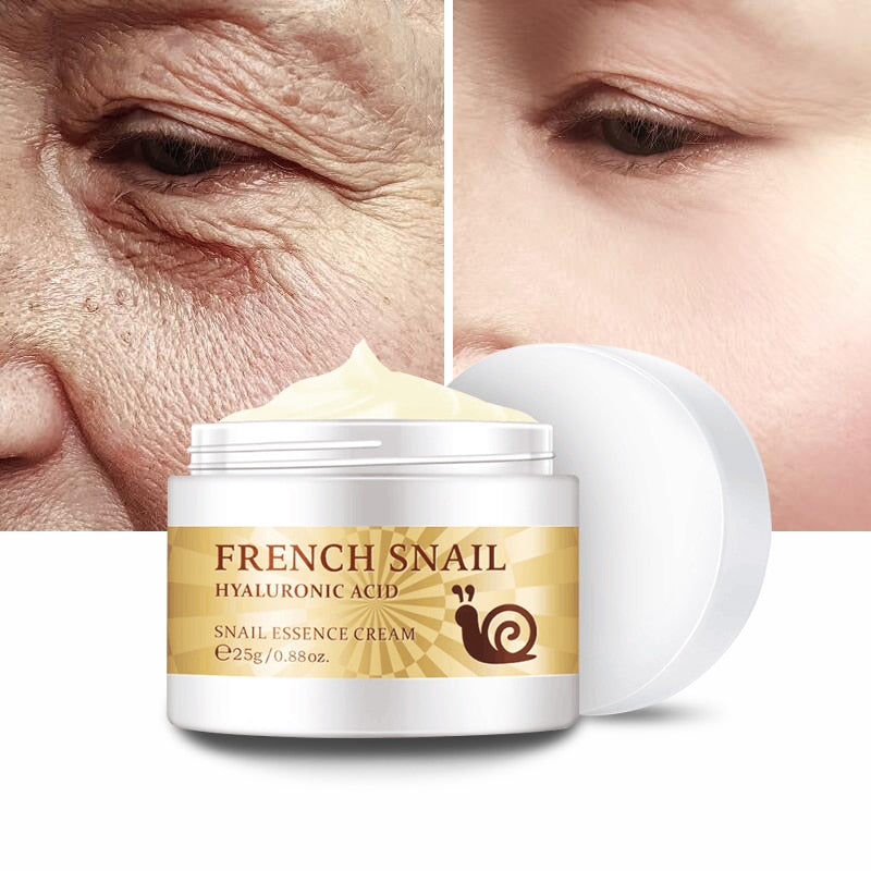 Snail Wrinkle Removal Face Cream Lift Firming Fade Fine Lines Anti-aging Hyaluronic Acid Moisturizing Whitening Beauty Cosmetics