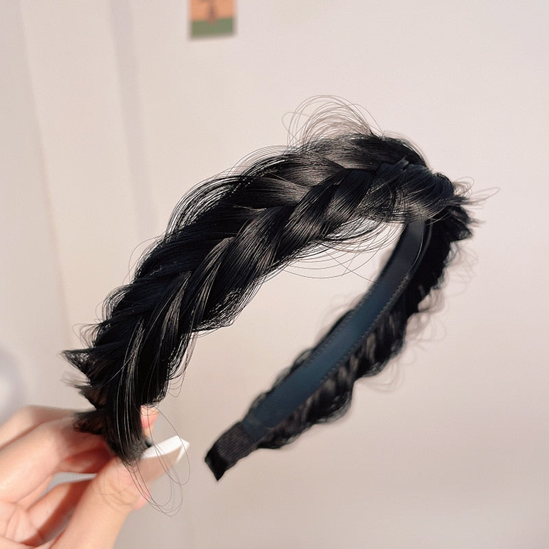 2022 Fashion Adjustable Twist Hair Bands  for Women Girls Braid Headband Toothed Non-slip Headbands Hair Accessories