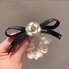 Load image into Gallery viewer, High-quality Boutique Camellia Streamer Bow Hair Tie Ring Fat Intestine Ring Elastic Hair Ties for Women Wholesale Accesories