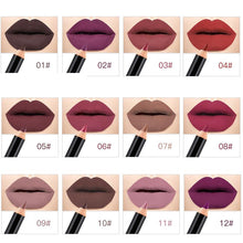 Load image into Gallery viewer, 1Pc Cosmetic Lipstick Pen Wood Matte Lipliner Lady Charming Lip Liner Contour Makeup Professional Matte Waterproof Lipstick Tool