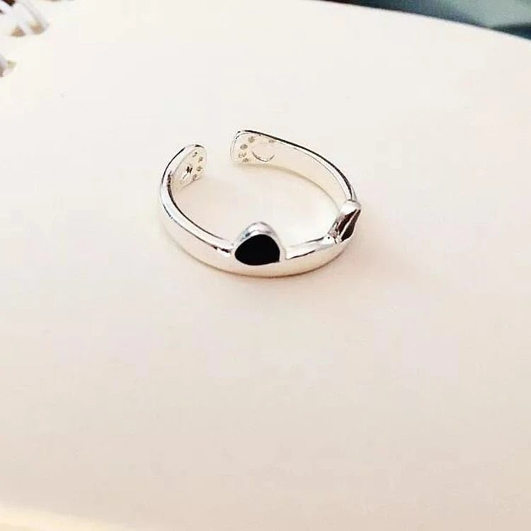 Cute Cat ear Ring Adjustable design fashion ring Jewelry Female young girls children&#39;s Gifts adjustable ring jewelry wholesale