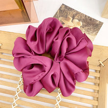 Load image into Gallery viewer, Oversized Scrunchies Big Rubber Hair Ties Elastic Hair Bands Girs Ponytail Holder Chiffon Scrunchie Women Hair Accessories