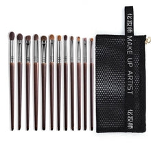 Load image into Gallery viewer, OVW 9/12pcs Panceau Maquillage Eye Natural Hair Makeup Brushes Set Kit Cosmetic Make Up Beauty Tool Crease Brush Eyeliner Brow