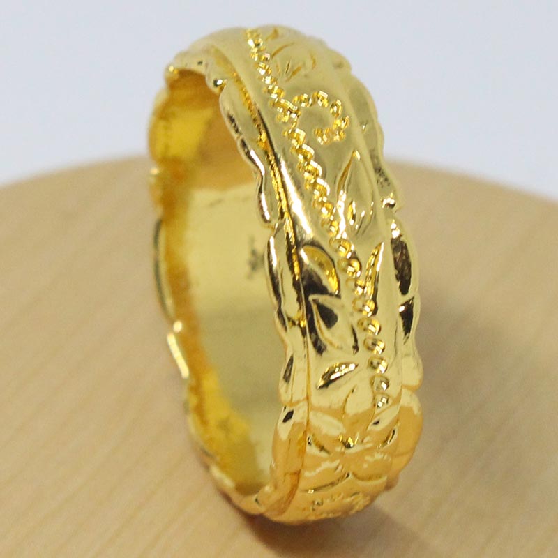 Vintage Golden Flower Rings for Women Simple Metal Women&#39;s Promise Rings Female Wedding Jewelry Accessories Gifts Dropshipping