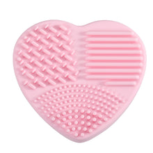 Load image into Gallery viewer, Makeup Brush Cleaner Washing Brush Pad Cleaning Mat Cosmetic Brush Cleaner Universal Make up Tool Scrubber Box
