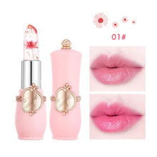 Load image into Gallery viewer, Lip Balm Crystal Jelly Lip Balm Lipstick Temperature Color Changing Flower Gloss Transparent Lasting Moisturizer Lip Care QBMY
