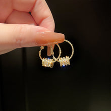 Load image into Gallery viewer, 2022 New Micro-set Zircon Pearl Gold Colour Earrings For Women Personality Fashion Earrings Wedding Jewelry Birthday Gifts