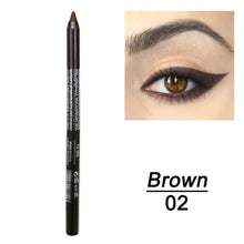 Load image into Gallery viewer, 14 Colors Long-lasting Eye Liner Pencil Waterproof Pigment Blue Brown Black Eyeiner Pen Women Fashion Color Eye Makeup Cosmetic