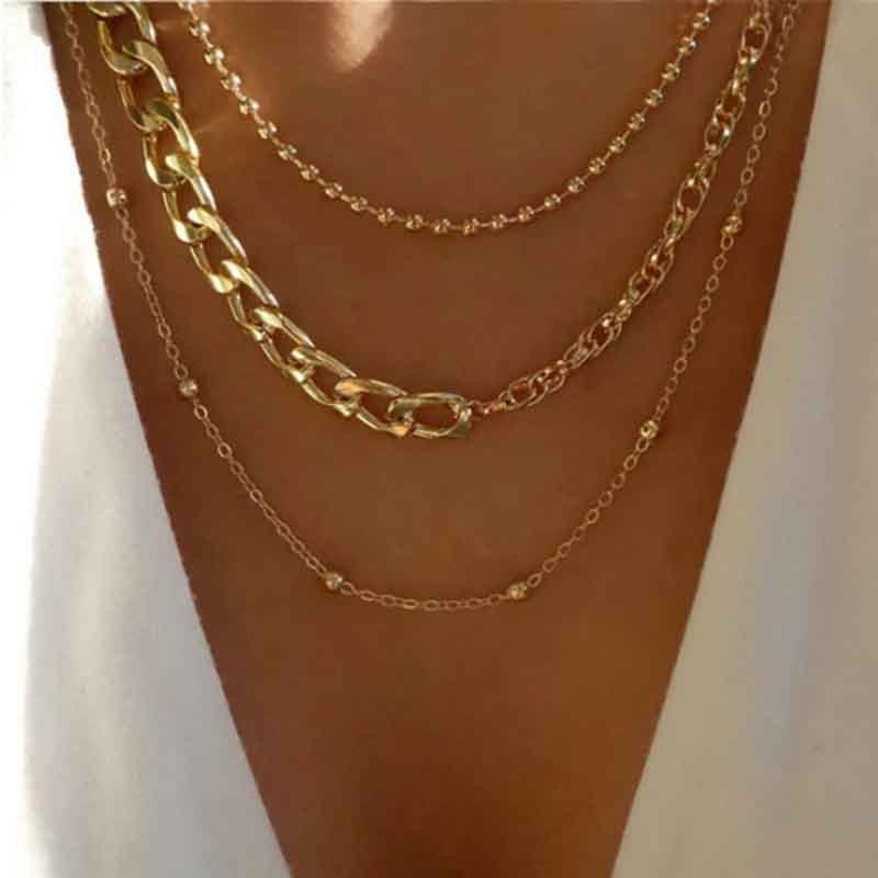 YWZIXLN Trend Elegant Jewelry Crystal Triangle Pendant Necklace Golden Color Unquie Women Fashion Necklace Wholesale N0310