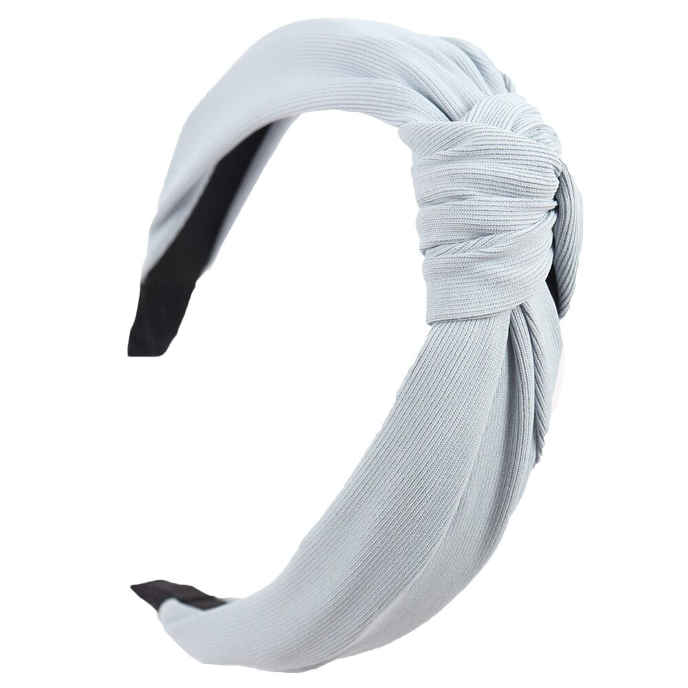 Solid Color Knot Headbands for Women Fabric Hair band Headband Hair Accessories ободок для волос diademas para el pelo mujer