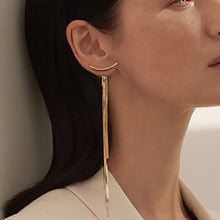 Load image into Gallery viewer, Foxanry Prevent Allergy Stud Earrings Elegant Jewelry Charm Women Girl Trendy Elegant Chain Tassel Geometric Wedding Accessories