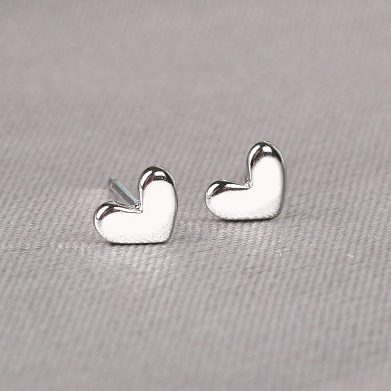 925 Silver Needles Mini Stud Earrings for Women Prevent Allergy Butterfly Elk Daisy Ghost Heart Ear Studs Christmas Xmas Jewelry