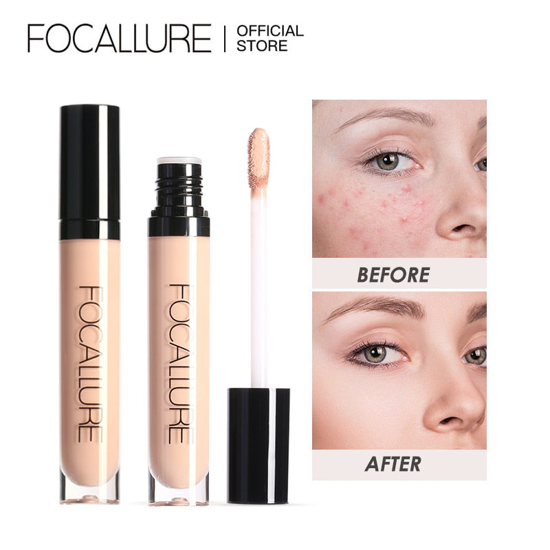 FOCALLURE Eye Liquid Concealer Base 7 Colors Full Coverage Suit for All Skin Face Makeup