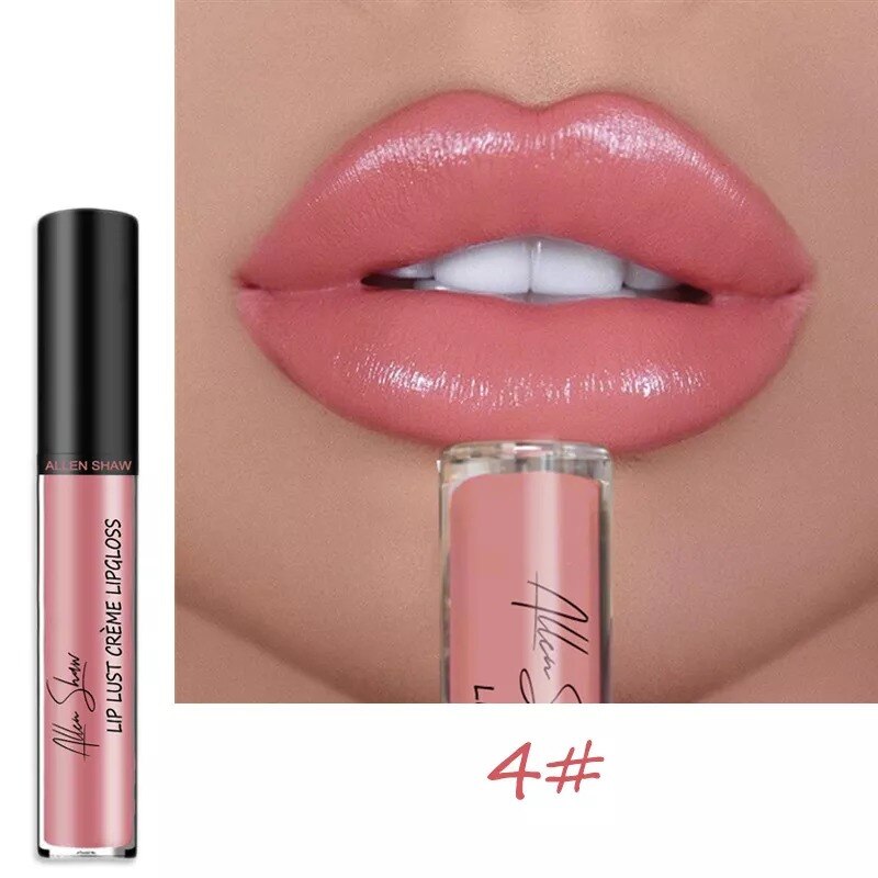 Cream Texture Lipstick Waterproof Lip Glaze Matte Silky Lipstick Lasting Lip Gloss Sexy Red Lip Tint Makeup Cosmetics Lipstick