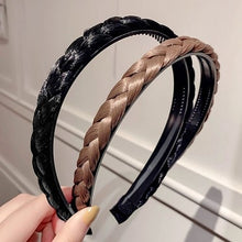 Load image into Gallery viewer, Women Synthetic Wig Twist Braided Hair Bands Fashion Braids Hair Accessories Women Bohemian Nature Headband Stretch for Party