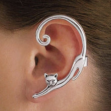 Load image into Gallery viewer, Unique Design Cute Cat Ear Cuff Earrings for Women Girl Cool Temperament Hip-hop Fashion Jewelry Ear Studs Earrings