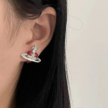 Load image into Gallery viewer, 2022 New Trend Luxury Crystal Earrings For Women Gold Silver Color Pierced Stud Ear Jewelry Kpop Korean Fashion Wedding Gift