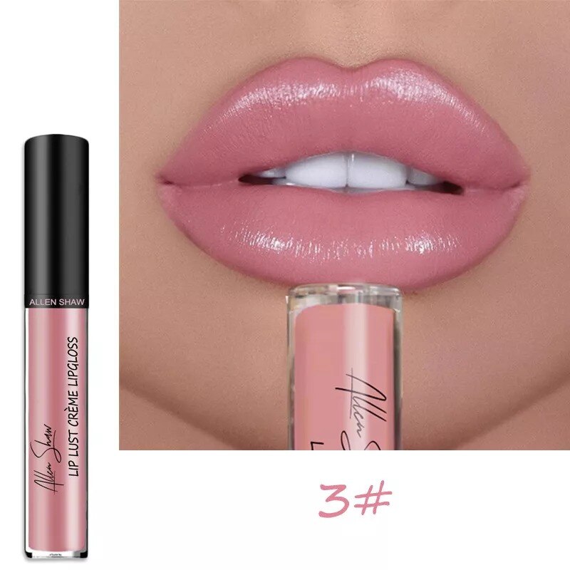 Cream Texture Lipstick Waterproof Lip Glaze Matte Silky Lipstick Lasting Lip Gloss Sexy Red Lip Tint Makeup Cosmetics Lipstick