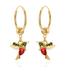 Load image into Gallery viewer, KSRA 2022 New Fashion Long Hanging Bird Earrings For Women Elegant Crystal Girl Drop Tassel Earring Ladies Jewelry