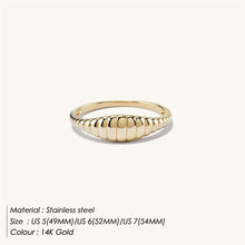 Load image into Gallery viewer, eManco Simple Fashion Style texture  tail ring Stainless Steel tail ring Classic   Couple For Women And Men Wedding  Jewelry