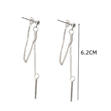 Load image into Gallery viewer, Korean Fashion Jewelry Earrings Tassel Retro Long Drop Earrings Chain Metal Earrings Wholesale Statement Earrings Brincos