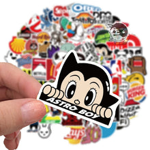Load image into Gallery viewer, 10/30/50/100PCS Cool Fashion Brand Logo Stickers Aesthetic Skateboard Laptop Motorcycle Phone Car Graffiti Sticker Decal Kid Toy