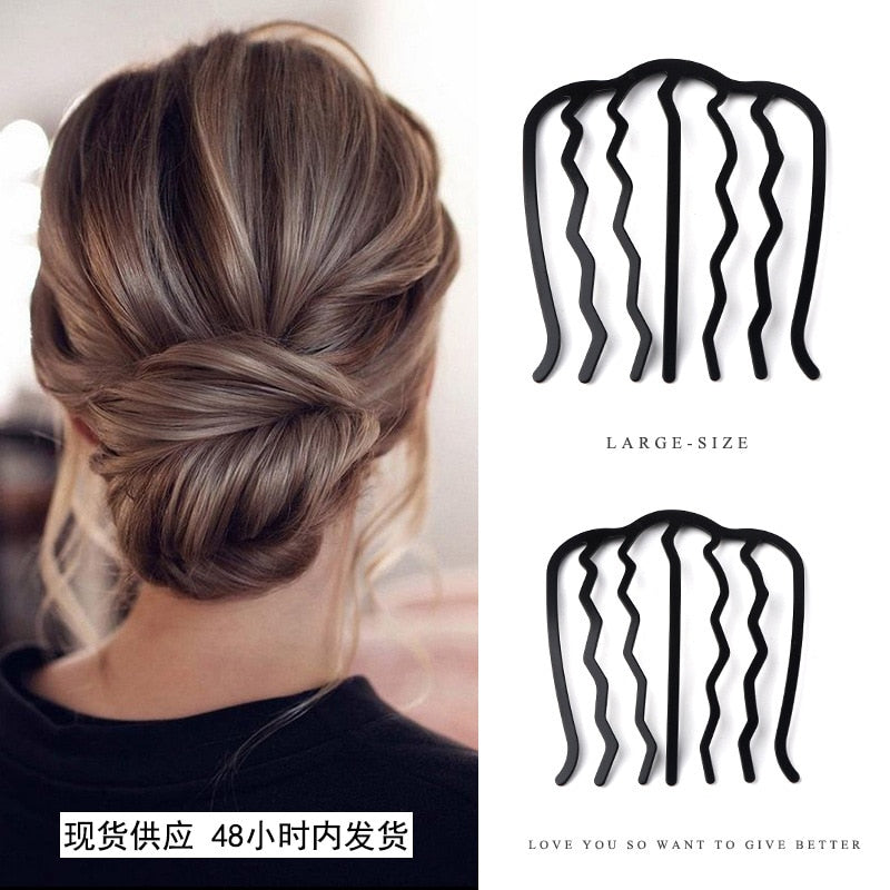 Hair Clips for Women Fashion U-shaped Hair Clip Solid Hairpin Hair Sticks Female Elegant Headwear Girl Hair Accessoires