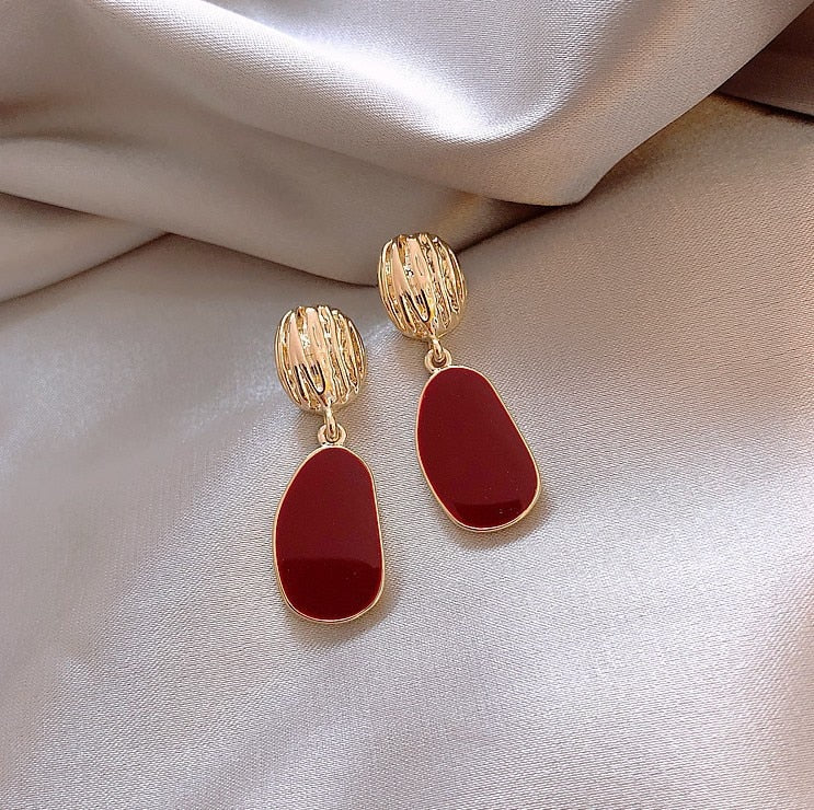 2022 New Korean Stud Earrings for Women Vintage Pearl Dangle Drop Gold Color Earring Set 2021 Trend Earings Women Jewelry