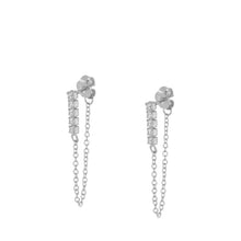 Load image into Gallery viewer, New Stainless Steel Cubic Zirconia Hoop Earrings For Women Small Pendant Cartilage Helix Tragus Earring Piercing Jewelry